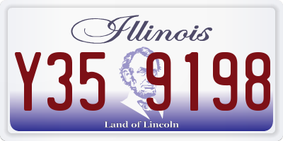 IL license plate Y359198