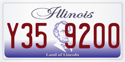 IL license plate Y359200