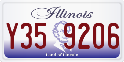IL license plate Y359206