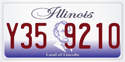 IL license plate Y359210