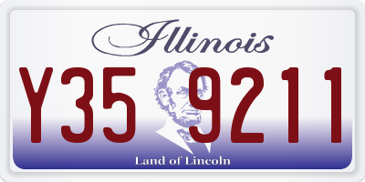 IL license plate Y359211