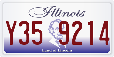 IL license plate Y359214