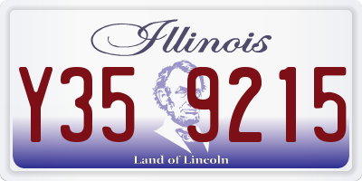 IL license plate Y359215