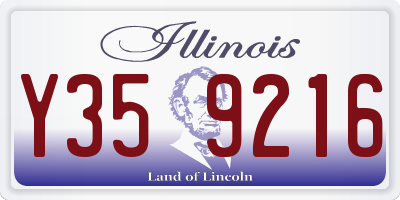 IL license plate Y359216