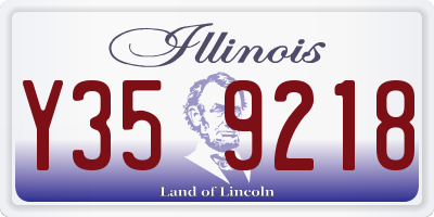 IL license plate Y359218