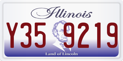 IL license plate Y359219