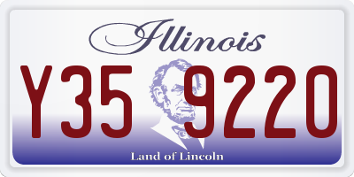 IL license plate Y359220