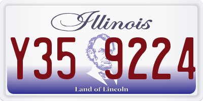 IL license plate Y359224