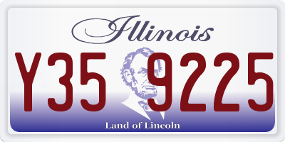 IL license plate Y359225