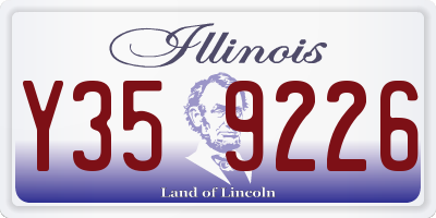 IL license plate Y359226