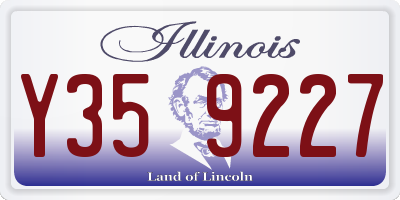 IL license plate Y359227