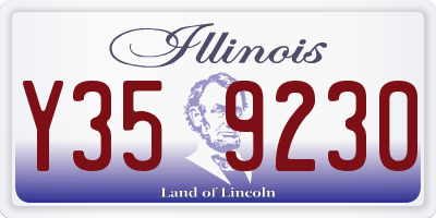 IL license plate Y359230