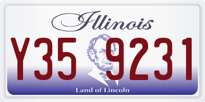 IL license plate Y359231