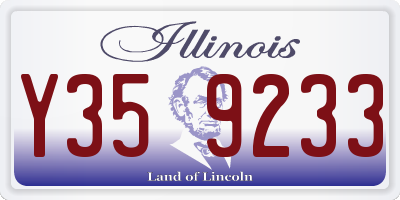 IL license plate Y359233