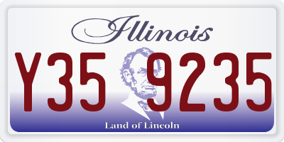IL license plate Y359235