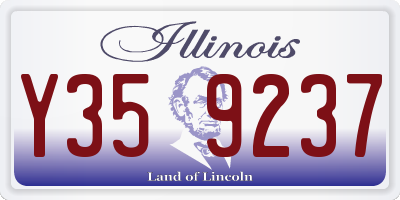 IL license plate Y359237