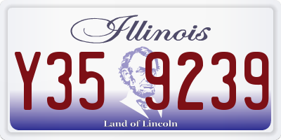 IL license plate Y359239