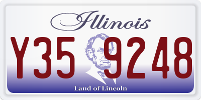 IL license plate Y359248