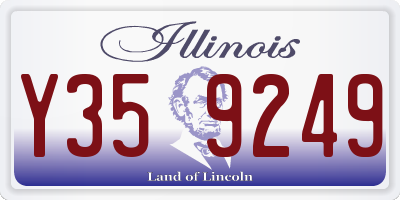 IL license plate Y359249