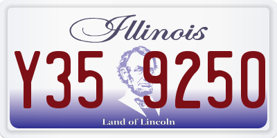 IL license plate Y359250