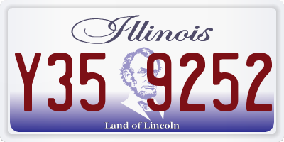 IL license plate Y359252