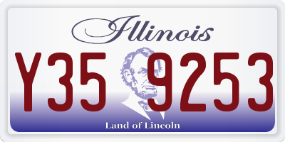 IL license plate Y359253
