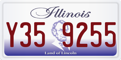 IL license plate Y359255