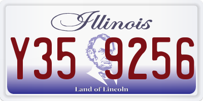 IL license plate Y359256