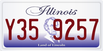 IL license plate Y359257