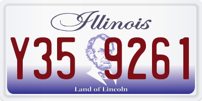 IL license plate Y359261