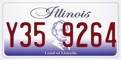 IL license plate Y359264