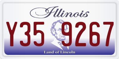 IL license plate Y359267