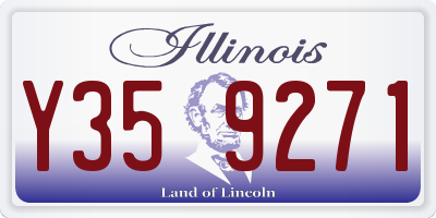 IL license plate Y359271