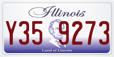 IL license plate Y359273