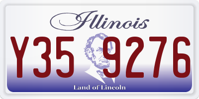 IL license plate Y359276