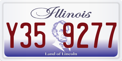 IL license plate Y359277