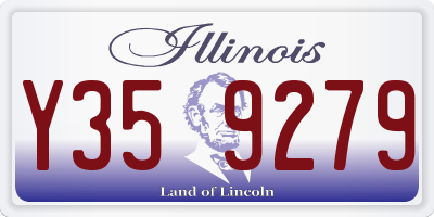 IL license plate Y359279