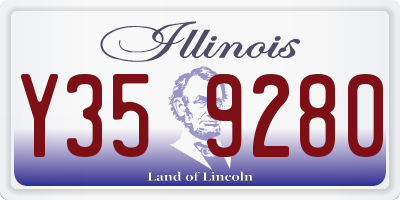 IL license plate Y359280