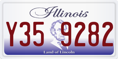 IL license plate Y359282
