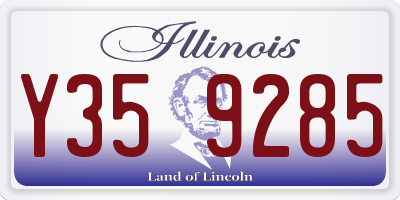 IL license plate Y359285