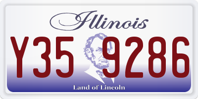 IL license plate Y359286