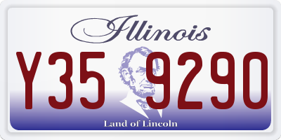 IL license plate Y359290