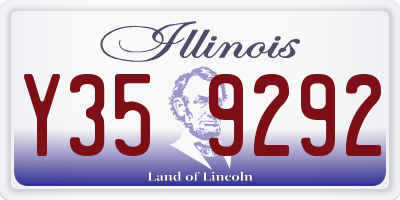 IL license plate Y359292