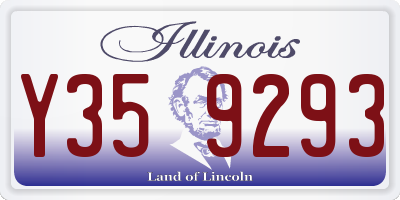 IL license plate Y359293