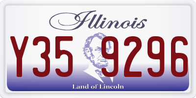IL license plate Y359296