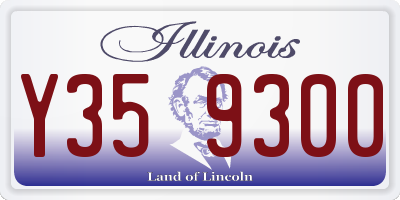 IL license plate Y359300