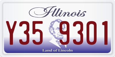 IL license plate Y359301