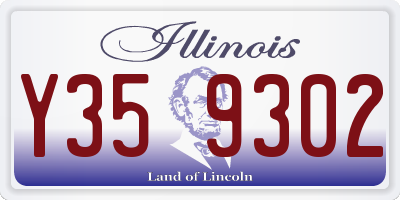 IL license plate Y359302