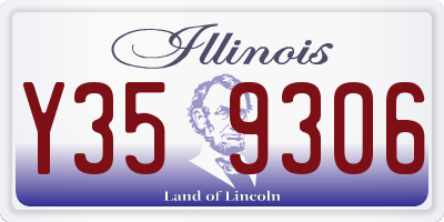 IL license plate Y359306
