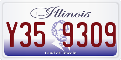 IL license plate Y359309